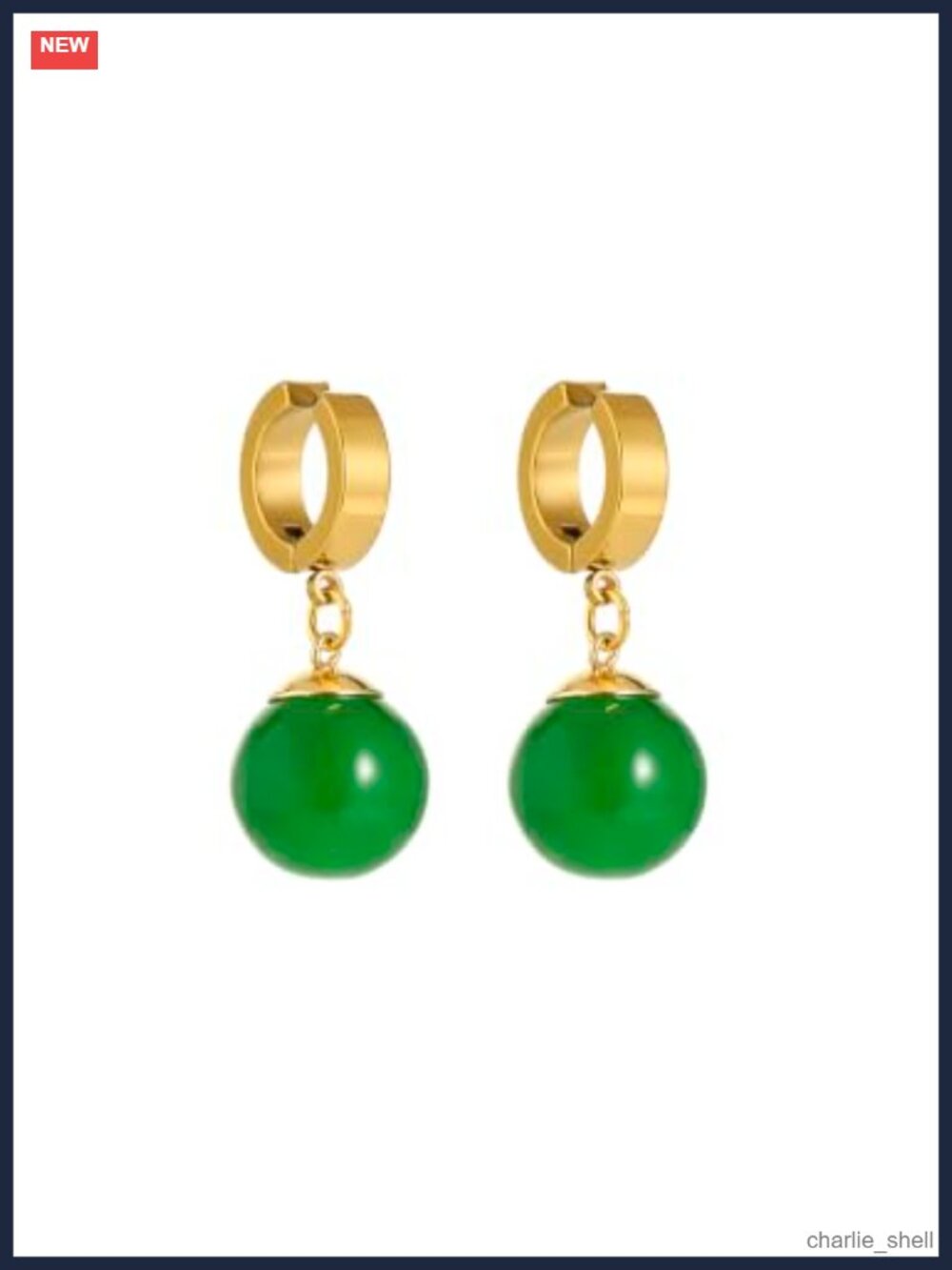 Gold Drop Dangle Earrings Metal Cosplay Costume Accessories